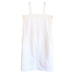 Vintage 1920s, Cotton Nightgown, White